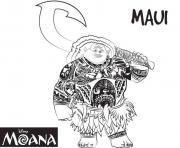 maui strong man from moana disney 